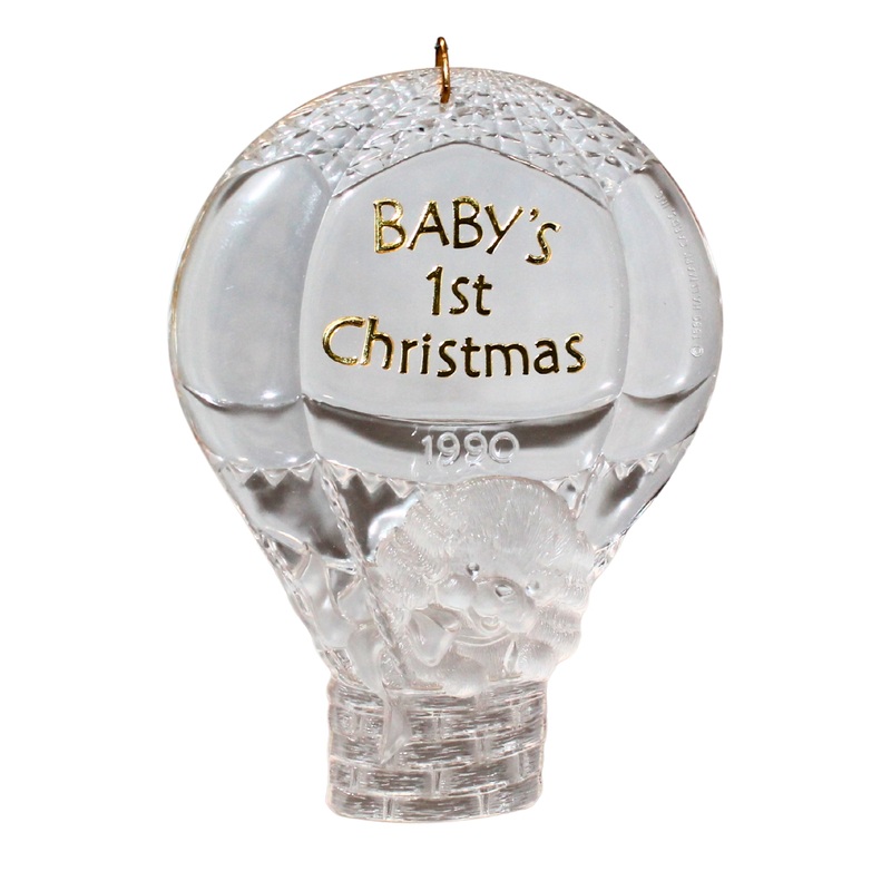 Hallmark Ornament: 1990 Baby's First Christmas  | QX3036