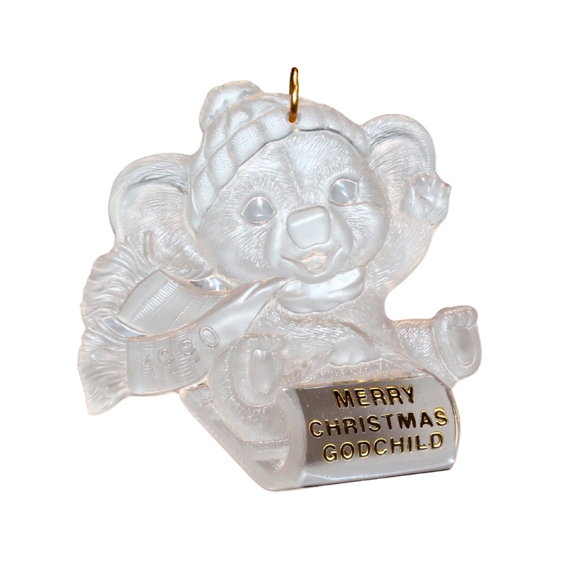 Hallmark Ornament: 1990 Godchild  | QX3176