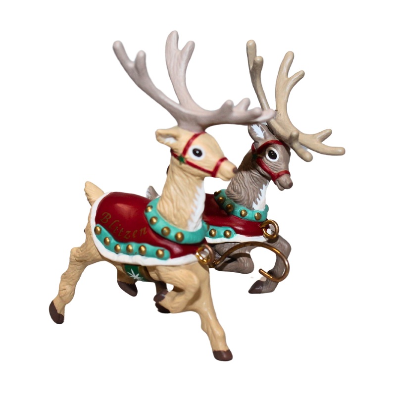 Hallmark Ornament: 1992 Donder & Blitzen  | XPR9738