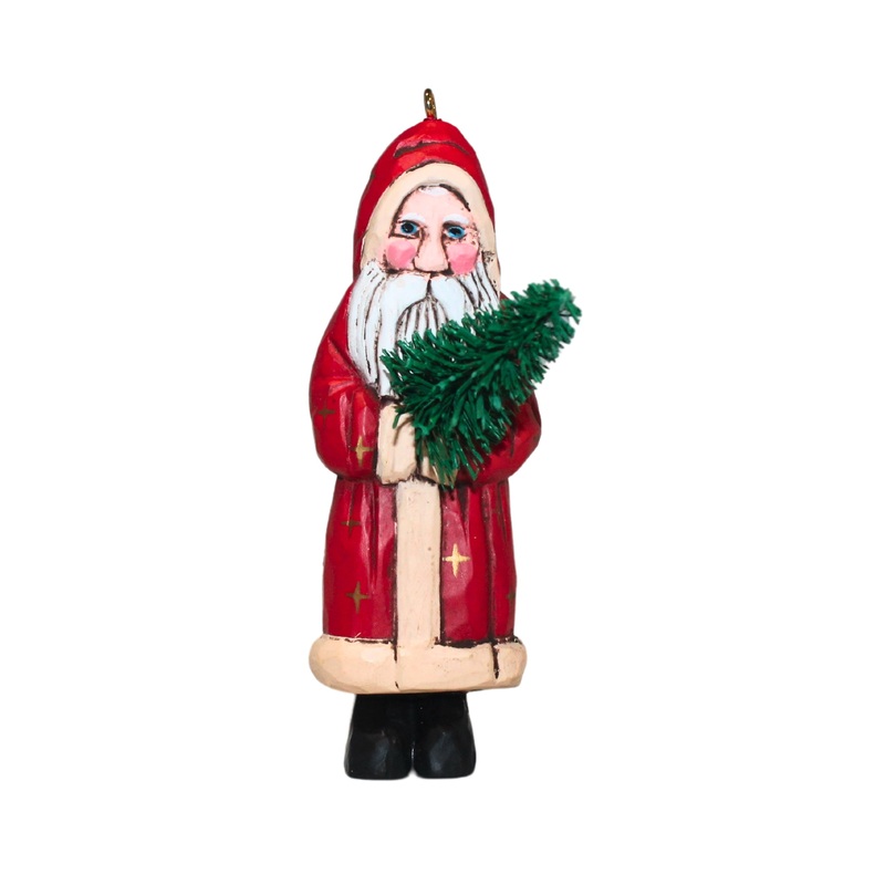 Hallmark Ornament: 1987 Folk Art Santa | QX4749
