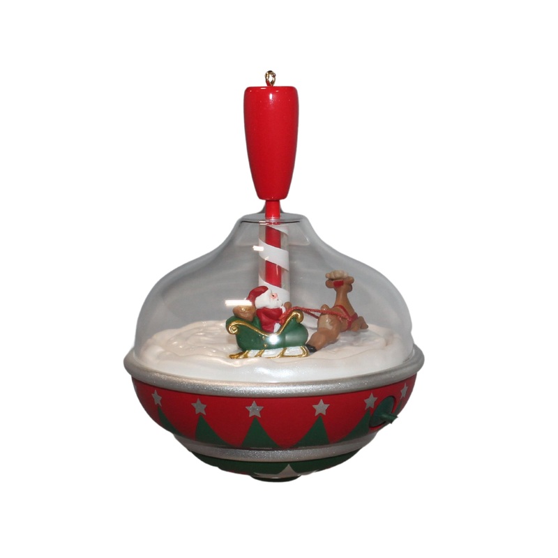 Hallmark Ornament: 1998 Santa's Spin Top | QLX7573