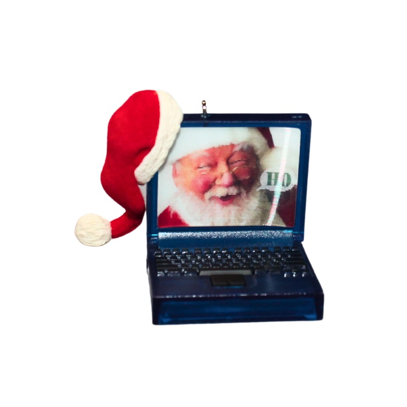 Hallmark Ornament: 2001 Laptop Santa | QX8972
