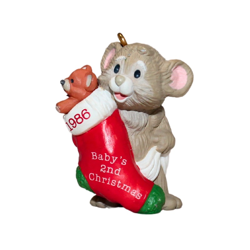 Hallmark Ornament: 1986 Baby's Second Christmas | QX4133