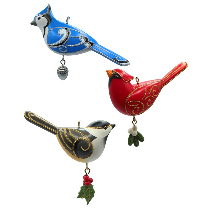Hallmark Ornament: 2019 Outdoor Bird Ornament Set | QGO3387