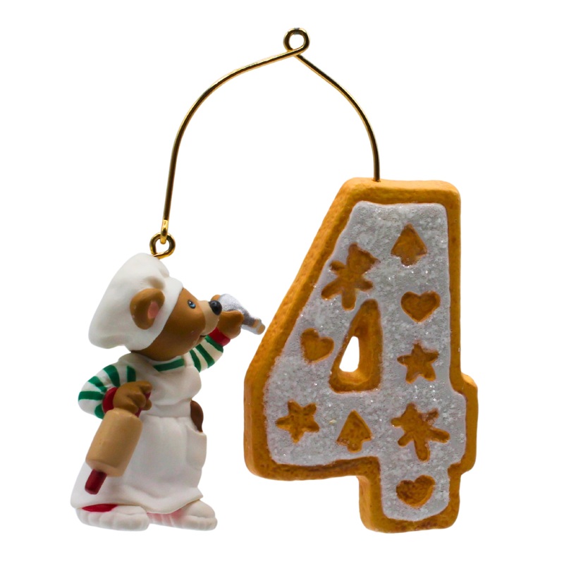 Hallmark Ornament: 2008 My Fourth Christmas | QXG6091 | Bear