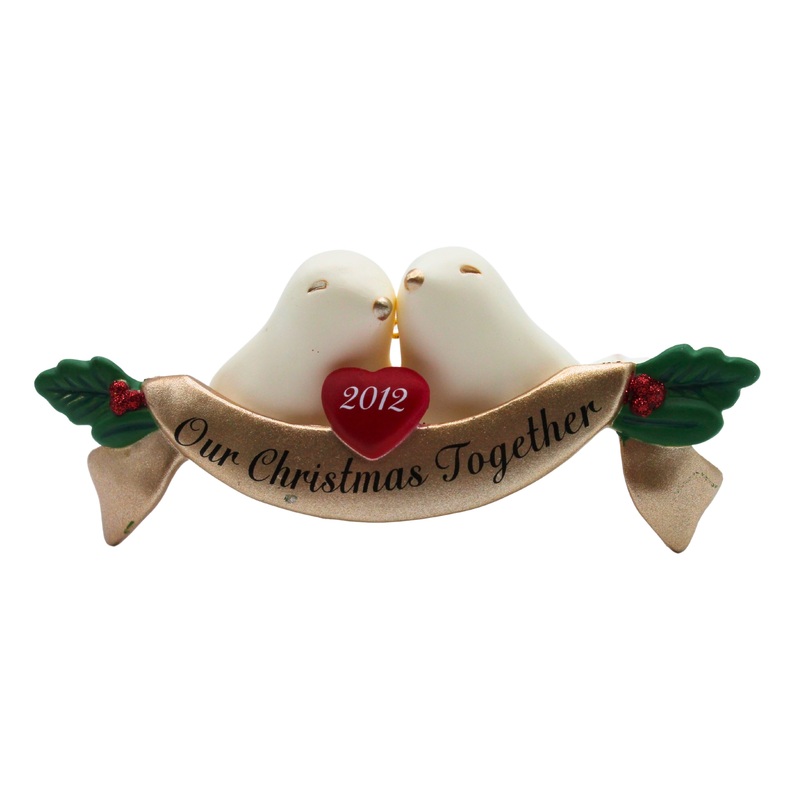 Hallmark Ornament: 2012 Our Christmas Together | QXG4544 | Doves