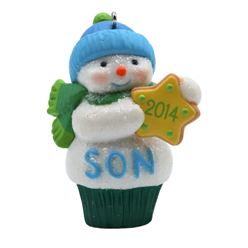 Hallmark Ornament: 2014 Son | QGO1086 | Cupcake