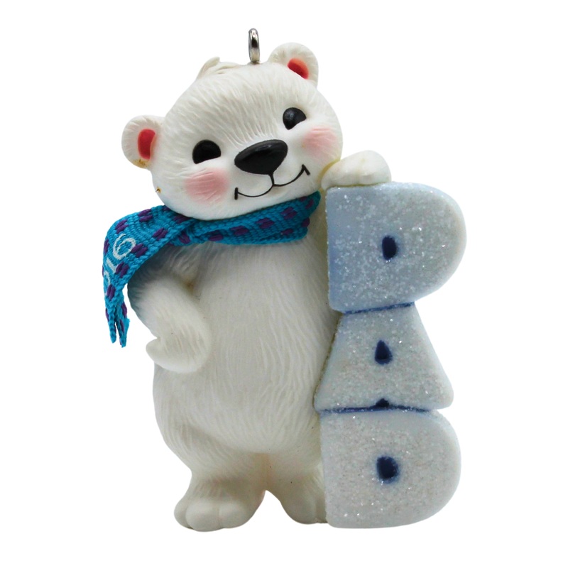 Hallmark Ornament: 2016 Dad | QGO1081 | Polar Bear