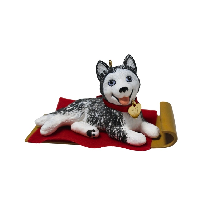 Hallmark Ornament: 2017 Siberian Husky - Puppy Love - 27th in the Puppy Love Series | QX9342