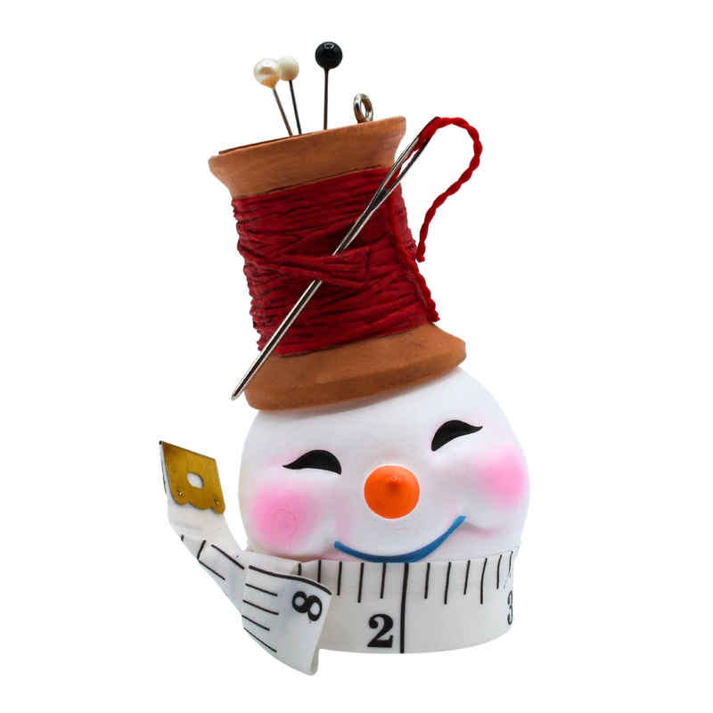Hallmark Ornament: 2022 Sew Cheery Snowman | QGO3733