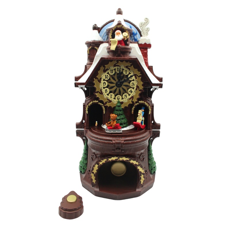 Hallmark: QFM1232 | Santa's Christmas Clock | Table Decoration