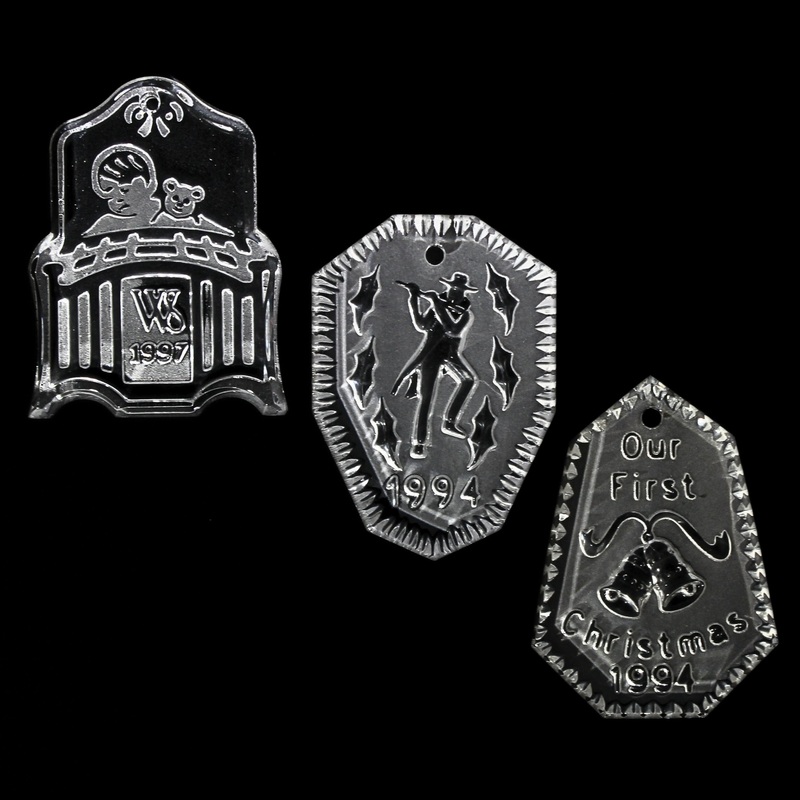 Lot of 3: 1994-1995 12 Days of Christmas Ornaments