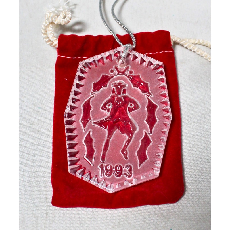 Lot of 3: Waterford Christmas Ornaments - 1993, 1994, 1995