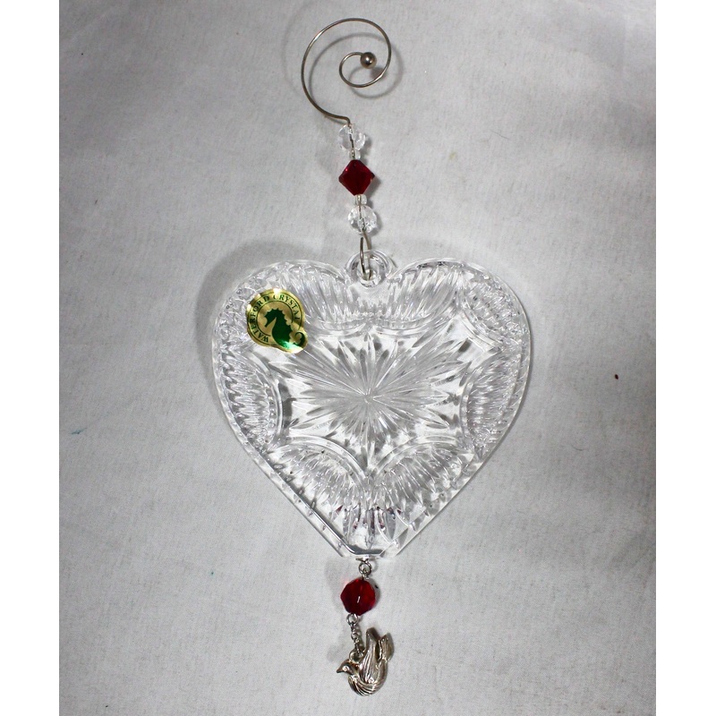 Waterford Christmas Collections, 12 Days Turtle Doves Heart Ornament