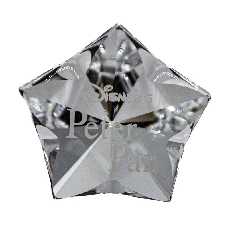 Swarovski Figurine: 1036622 Peter Pan Title Plaque | Disney