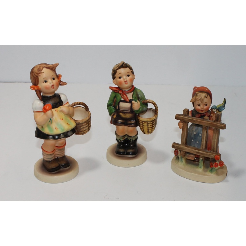 Hummel Figurine Lot Sister, Village Boy, Signs of Spring 203/2/0, 51/2/0, 98/0 (1560 )