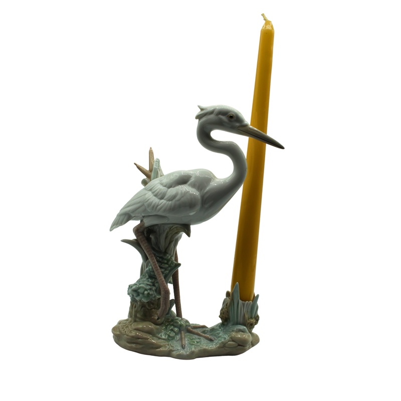 Lladr Figurine: 6882 Heron's Realm Candleholder