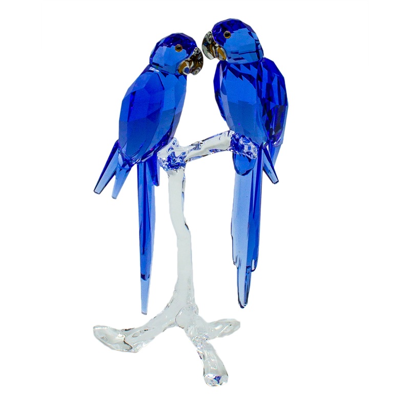 Swarovski Figurine: 5004730 Hyacinth Macaws | SCS