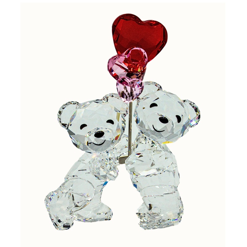 Swarovski Figurine: 5185778 Kris Bear - Heart Balloons