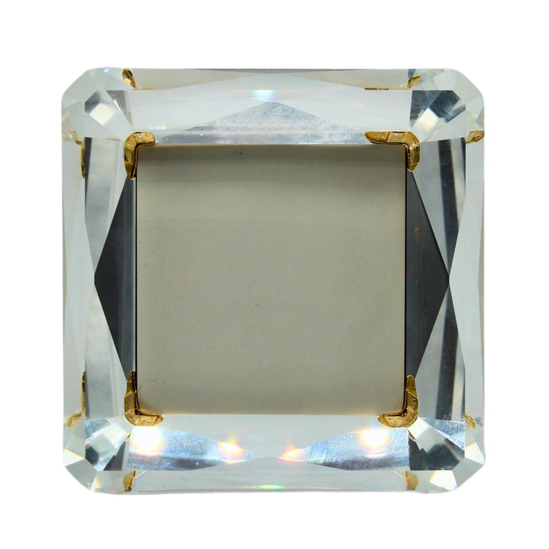 Swarovski Figurine: 7506NR60G Gold Square Picture Frame