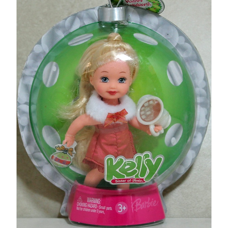 2006 Happy Holiday Ornament Kelly Barbie (K7661) - Red Dress