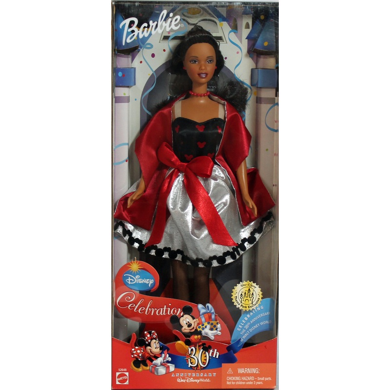 2001 Disney 30th Anniversary Celebration Barbie (52648) - African American