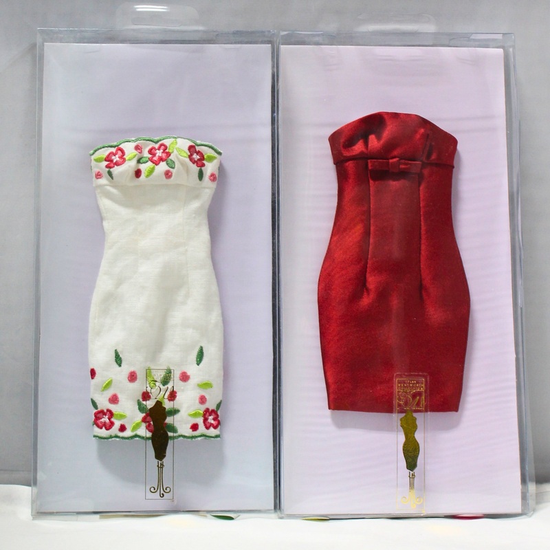 Lot of 2: Tonner, Ruby Cocktail Dress, and White Salsa Dress