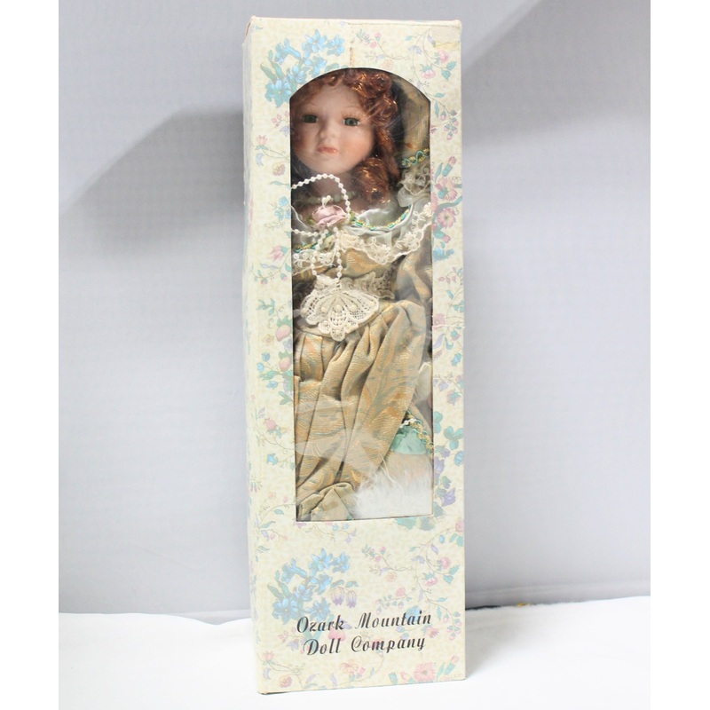 Ozark Mountain Doll, Genuine Hand Painted Porcelain Doll