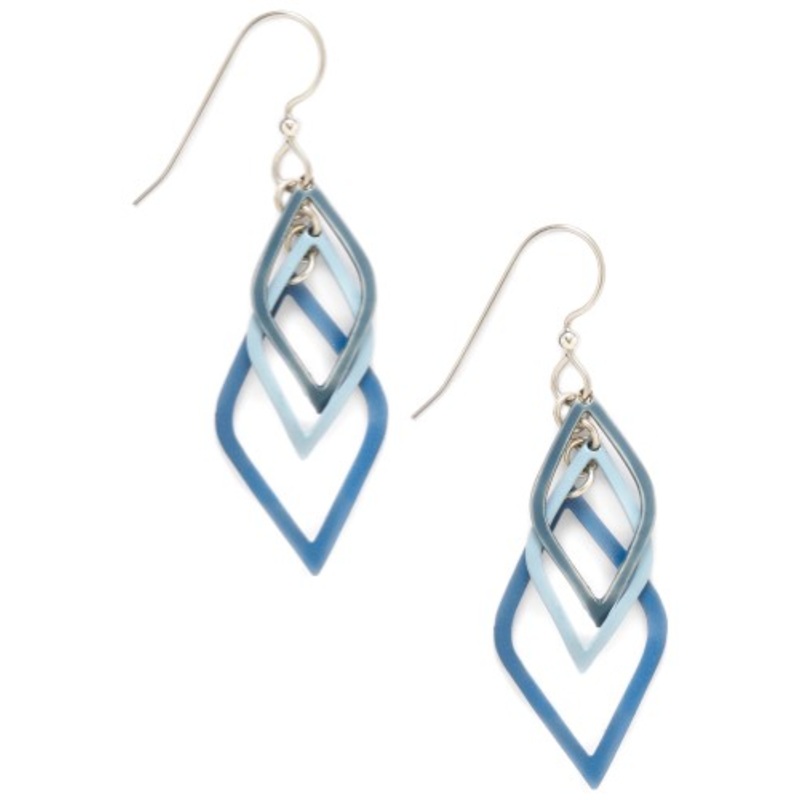 Blue Dangle Earrings