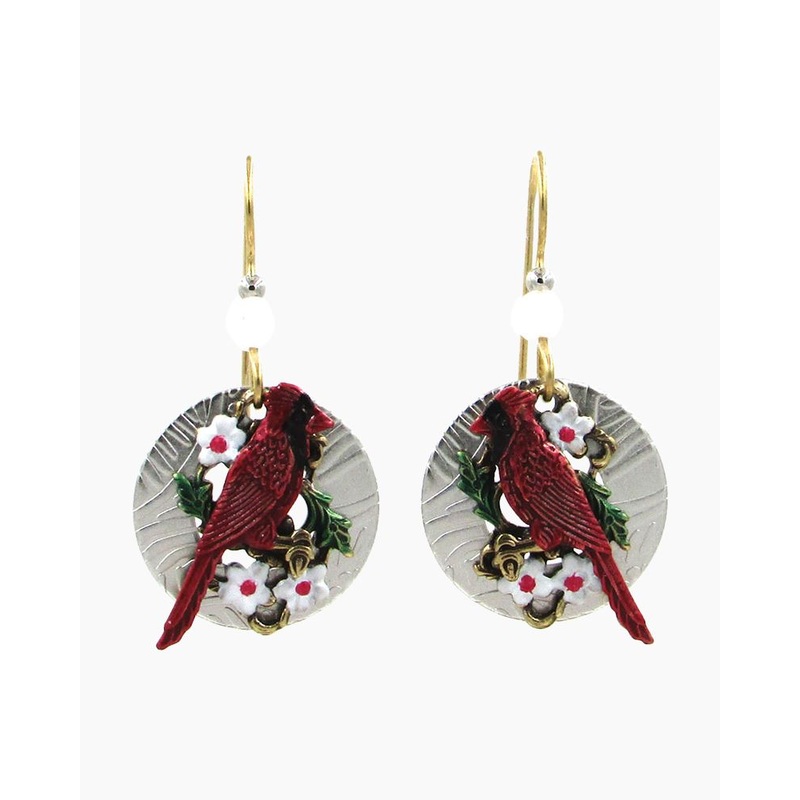 Cardinal Dangle Earrings