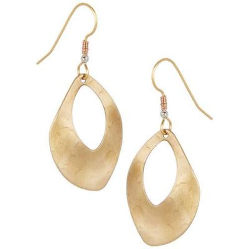 Open Teardrop Dangle Earrings