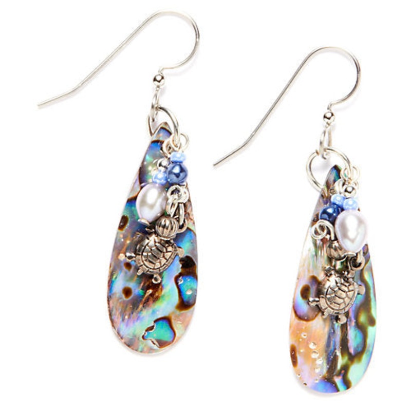 Turtle Teardrop Earrings