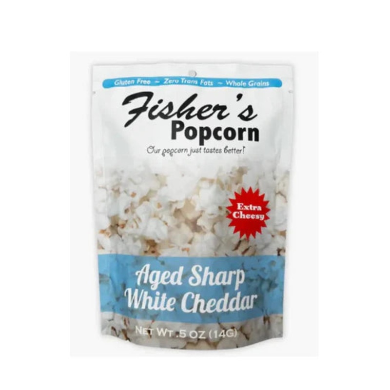 Aged Sharp White Cheddar Popcorn .5 oz