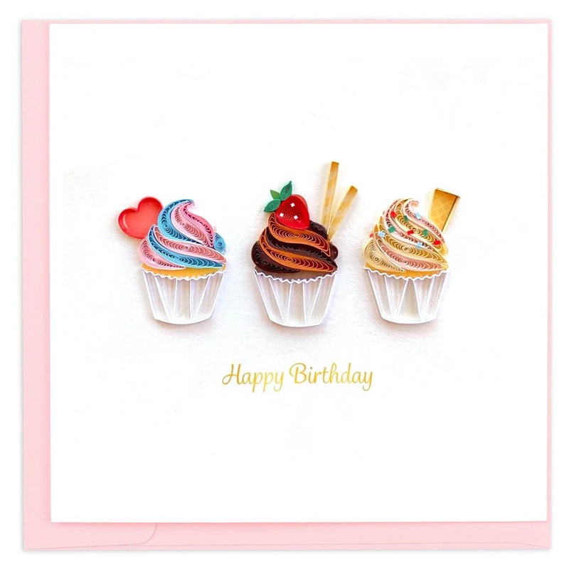 Birthday Cupcake Trio