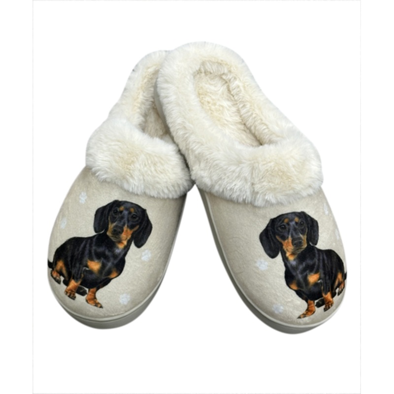 Dachshund Black - Snugg Slippers
