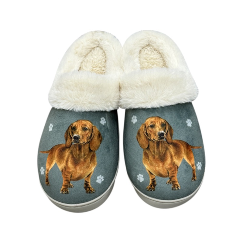 Dachshund Red - Snugg Slippers