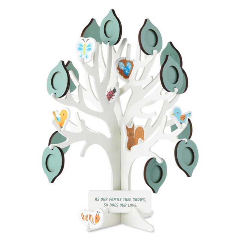 Family Tree With Picture Frames Nursery Decor, 14"