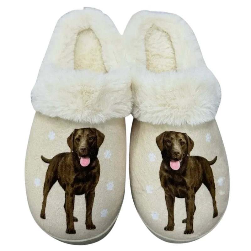 Labrador Chocolate - Snugg Slippers