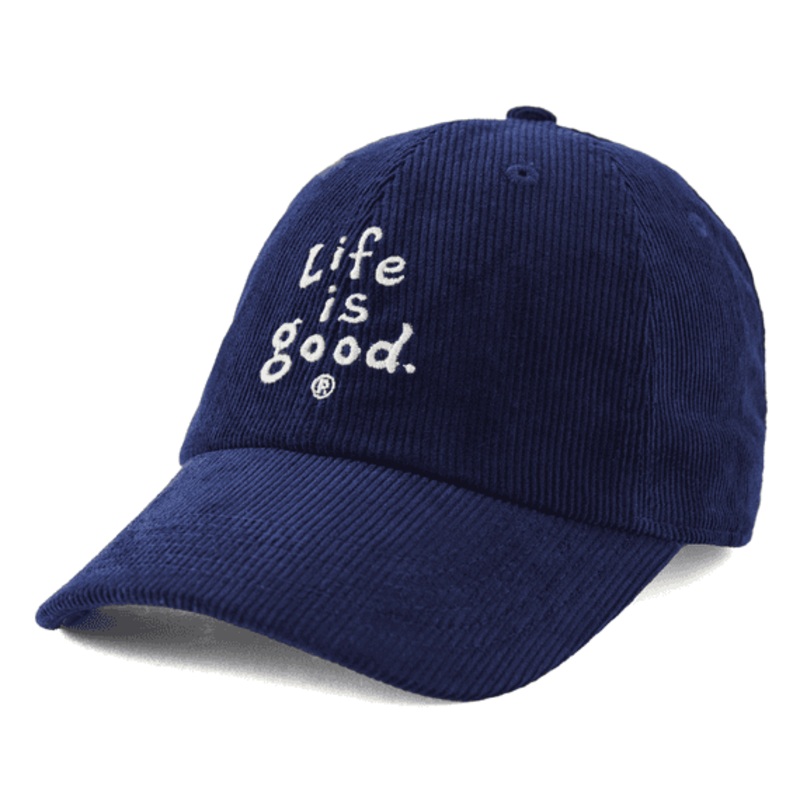 LIG Vintage Wordmark Stacked Corduroy Chill Cap