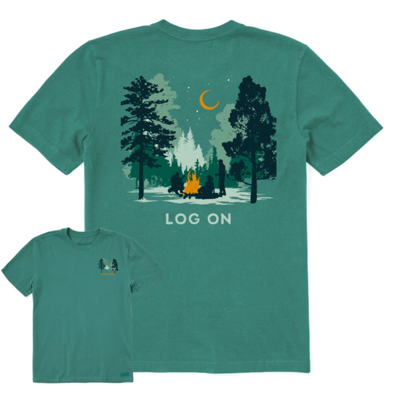Log On Campfire Crusher-LITE Tee Men's