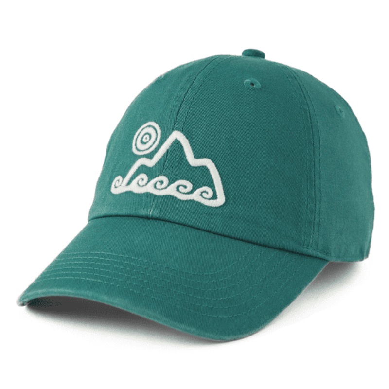 Waves with Sun Chill Cap - Spruce Green