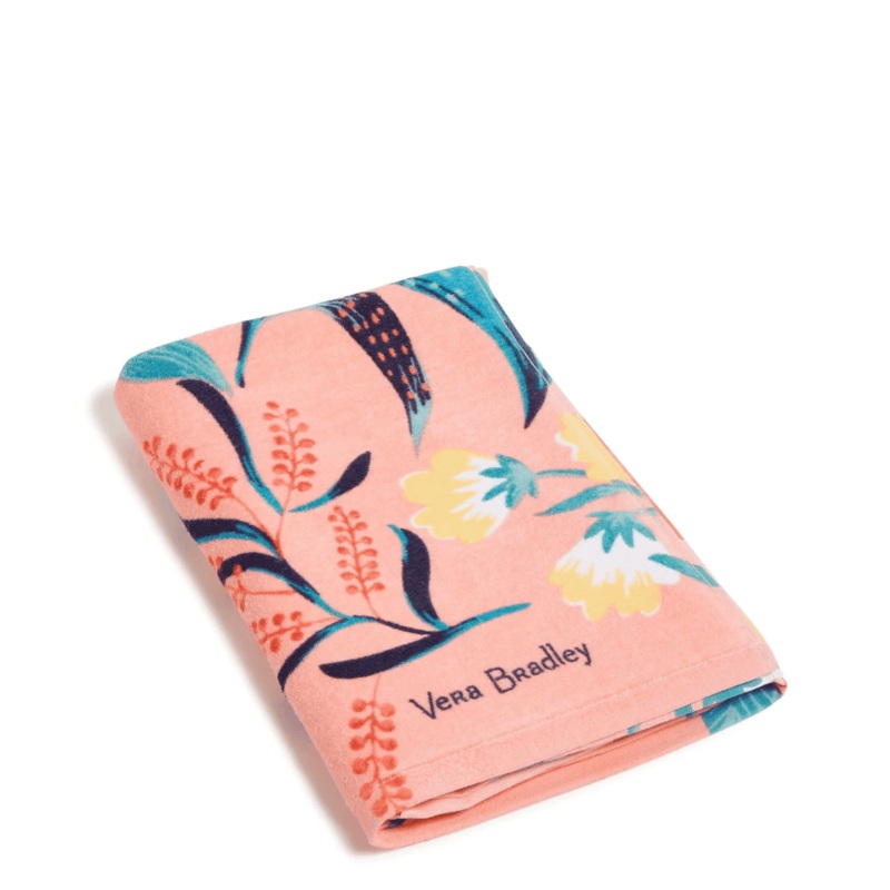 Beach Towel - Paradise Bright Coral