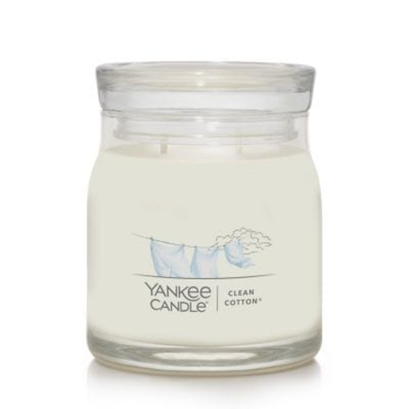 Clean Cotton Signature Medium Jar Candle