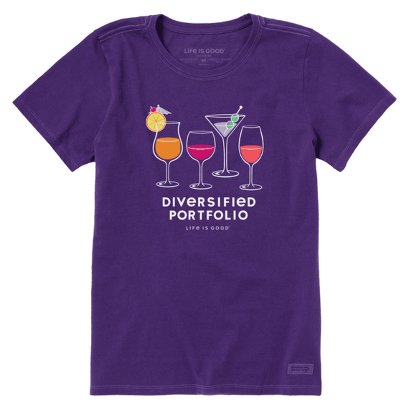 Diversified Portfolio Cocktails Short Sleeve Tee Women's