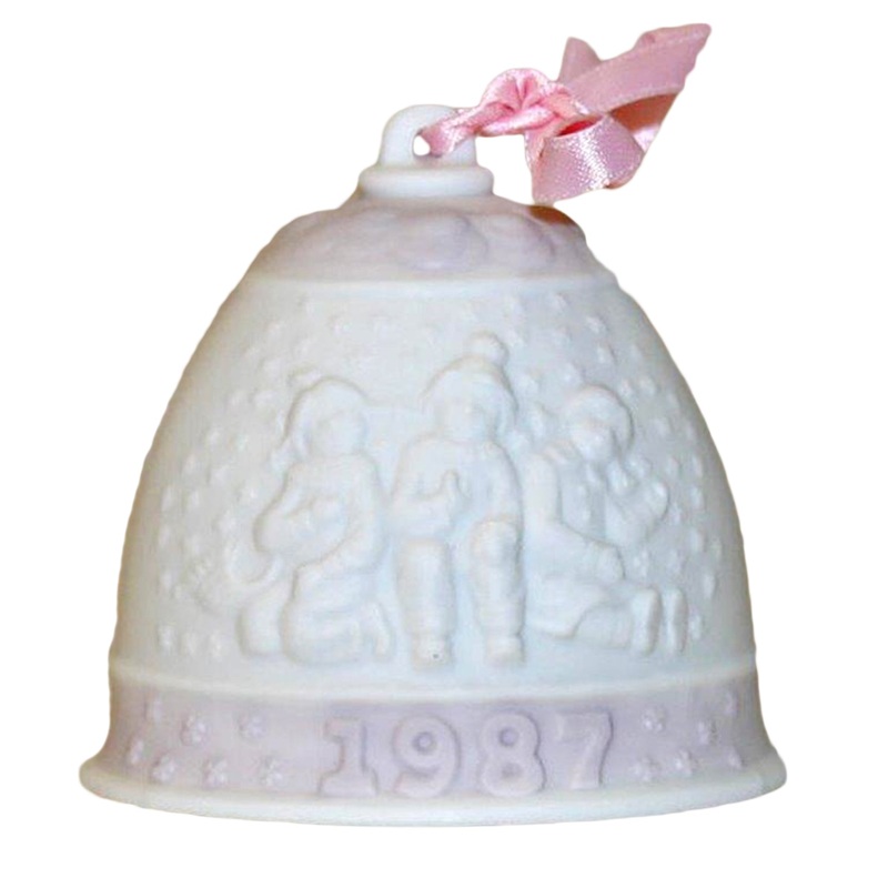 Lladr Figurine: 5458 Christmas Bell - 1987