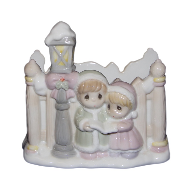 Precious Moments: 603465 Carolers by Fence, Napkin Holder