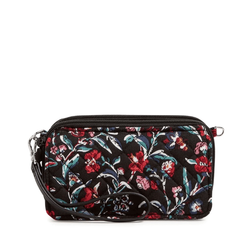 RFID All in One Crossbody - Perennials Noir