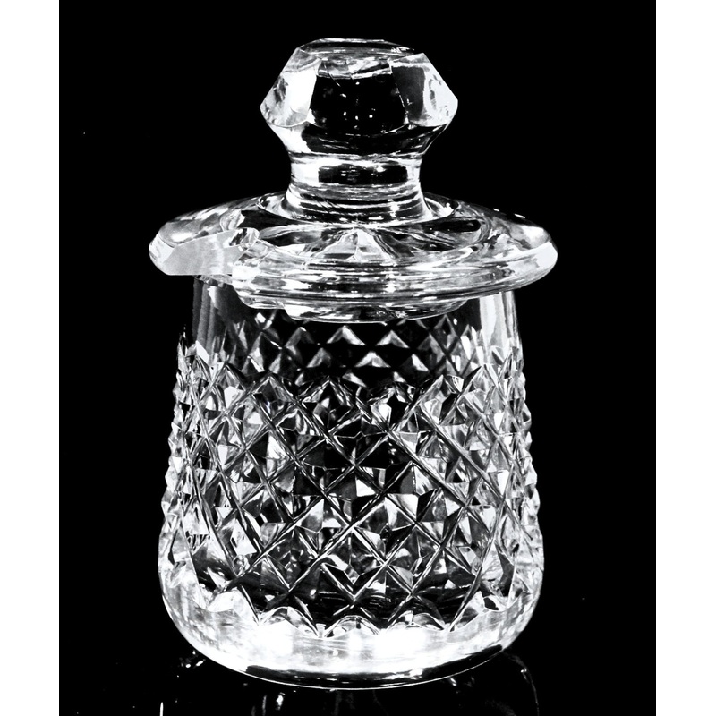 Waterford Crystal: Alana Mustard Jar & Lid, 3"