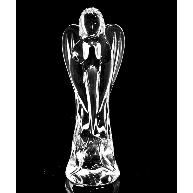 Waterford Crystal: Figurines Angel with Hands Folded, 6" | Nativity Set Piece