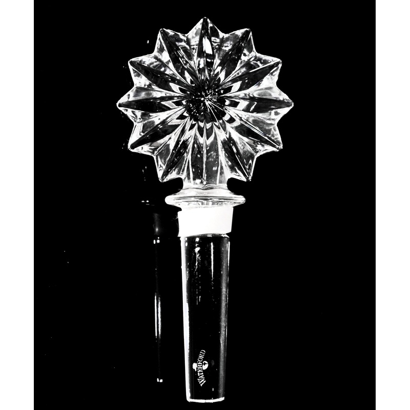 Waterford Crystal: Star of Erin Wine Bottle Stopper, 5"